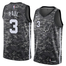 NBA Men San Antonio Spurs camouflage #3 PAUL Jersey High Quality Name and Number Print