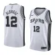 NBA Men San Antonio Spurs White #12 ALDRIDGE Jersey High Quality Name and Number Print