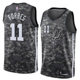 NBA Men San Antonio Spurs camouflage #11 FORBES Jersey High Quality Name and Number Print