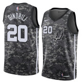 NBA Men San Antonio Spurs camouflage #20 GINOBILI Jersey High Quality Name and Number Print