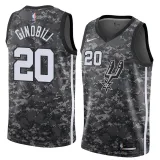NBA Men San Antonio Spurs camouflage #20 GINOBILI Jersey High Quality Name and Number Print