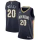 NBA Men New Orleans Pelicans Dark Blue #20 MELLI Jersey High Quality Name and Number Print