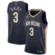 NBA Men New Orleans Pelicans Dark Blue #3 HART Jersey High Quality Name and Number Print