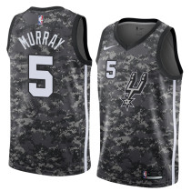 NBA Men San Antonio Spurs camouflage #5 MURRAY Jersey High Quality Name and Number Print