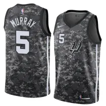 NBA Men San Antonio Spurs camouflage #5 MURRAY Jersey High Quality Name and Number Print
