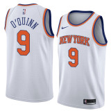 NBA Men New York Knicks White #9 O'QUINN Jersey High Quality Name and Number Print