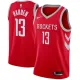 NBA Men Houston Rockets Red #13 HARDEN Jersey High Quality Name and Number Print