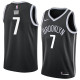 NBA Men New Brooklyn Nets Black #7 LIN Jersey High Quality Name and Number Print