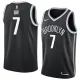 NBA Men New Brooklyn Nets Black #7 LIN Jersey High Quality Name and Number Print