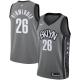 NBA Men New Brooklyn Nets Grey City #26 DINWIDDIE Jersey High Quality Name and Number Print