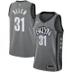 NBA Men New Brooklyn Nets Grey City #31 ALLEN Jersey High Quality Name and Number Print