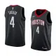 NBA Men Houston Rockets Black #4 TUCKER Jersey High Quality Name and Number Print