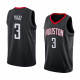NBA Men Houston Rockets Black #3 PAUL Jersey High Quality Name and Number Print