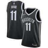 NBA Men New Brooklyn Nets Black #11 IRVING Jersey High Quality Name and Number Print