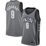 NBA Men New Brooklyn Nets Grey City #9 GABARROT Jersey High Quality Name and Number Print