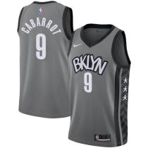 NBA Men New Brooklyn Nets Grey City #9 GABARROT Jersey High Quality Name and Number Print