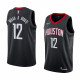 NBA Men Houston Rockets Black #12 MBAH A MOUTE Jersey High Quality Name and Number Print