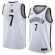 NBA Men New Brooklyn Nets White #7 LIN Jersey High Quality Name and Number Print