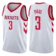 NBA Men Houston Rockets White #3 PAUL Jersey High Quality Name and Number Print