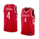 NBA Men Houston Rockets Red #4 TUCKER Jersey High Quality Name and Number Print