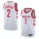 NBA Men Houston Rockets White #2 JACKSON Jersey High Quality Name and Number Print