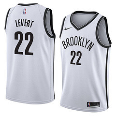 NBA Men New Brooklyn Nets White #22 LEVERT Jersey High Quality Name and Number Print