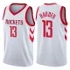 NBA Men Houston Rockets White #13 HARDEN Jersey High Quality Name and Number Print