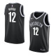 NBA Men New Brooklyn Nets Black #12 HARRIS Jersey High Quality Name and Number Print