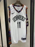 NBA Men New Brooklyn Nets White City #11 IRVING Jersey High Quality Name and Number Print