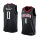 NBA Men Houston Rockets Black #0 WEBER Jersey High Quality Name and Number Print