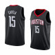 NBA Men Houston Rockets Black #15 CAPELA Jersey High Quality Name and Number Print