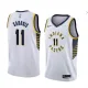 NBA Men Indiana Pacers White #11 SABONIS Jersey High Quality Name and Number Print