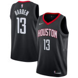 NBA Men Houston Rockets Black #13 HARDEN Jersey High Quality Name and Number Print
