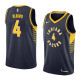 NBA Men Indiana Pacers Dark Blue #4 OLADIPO Jersey High Quality Name and Number Print