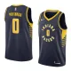 NBA Men Indiana Pacers Dark Blue #0 POYTHRESS Jersey High Quality Name and Number Print