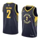 NBA Men Indiana Pacers Dark Blue #2 COLLISON Jersey High Quality Name and Number Print