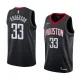 NBA Men Houston Rockets Black #33 ANDERSON Jersey High Quality Name and Number Print