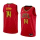 NBA Men Atlanta Hawks Red #14 DEDMON Jersey High Quality Name and Number Print