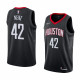 NBA Men Houston Rockets Black #42 NENE Jersey High Quality Name and Number Print