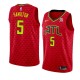 NBA Men Atlanta Hawks Red #5 HAMILTON Jersey High Quality Name and Number Print