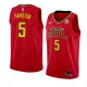 NBA Men Atlanta Hawks Red #5 HAMILTON Jersey High Quality Name and Number Print