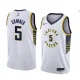 NBA Men Indiana Pacers White #5 SUMNER Jersey High Quality Name and Number Print