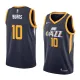 NBA Men Utah Jazz Dark Blue #10 BURKS Jersey High Quality Name and Number Print