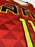 NBA Men Atlanta Hawks Red #11 YOUNG Jersey High Quality Name and Number Print