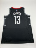NBA Men Houston Rockets Black #13 HARDEN Jersey High Quality Name and Number Print