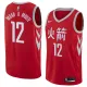 NBA Men Houston Rockets Red Jersey Chinese Version #12 MBAH A MOUTE High Quality Name and Number Print