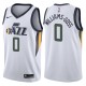 NBA Men Utah Jazz White #0 WILLIAMS-GOSS Jersey High Quality Name and Number Print
