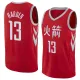 NBA Men Houston Rockets Red Jersey Chinese Version #13 HARDEN High Quality Name and Number Print
