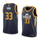 NBA Men Utah Jazz Dark Blue #33 UDOH Jersey High Quality Name and Number Print