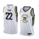 NBA Men Indiana Pacers White #22 LEAF Jersey High Quality Name and Number Print